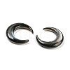 Natural Black Lip Shell Cabochons SSHEL-P015-80B-20MM-01-2