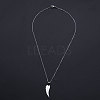 Non-Tarnish 201 Stainless Steel Pendant Necklaces NJEW-S105-JN536-45-1-2