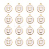 Golden Plated Alloy Charms X-ENAM-S118-01U-2