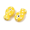 Handmade Porcelain Beads X-PORC-B009-03J-2