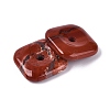 Natural Red Jasper Pendants G-Q602-02H-1