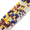 Glass Beads Strands EGLA-A034-M4mm-31-1