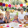 20Pcs 20 Styles Crepe Paper Flowers Decoration for Wall AJEW-WR0001-94-5