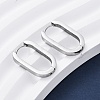 Tarnish Resistant 304 Stainless Steel Huggie Hoop Earrings STAS-H156-11C-P-4