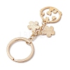 Cat & Flower Alloy Enamel Keychains KEYC-JKC01062-4