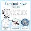 6Pcs 925 Sterling Silver Hollow Initial Beads STER-TA0001-53X-5