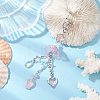 Jellyfish Glass Pendant Decorations HJEW-JM02962-01-2