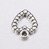 Heart Tibetan Style Alloy Charms AC0324-3