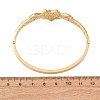 Halloween 304 Stainless Steel Crystal Rhinestone Heart Bat Open Hinged Bangles for Women SA-CBA7A40-06G-5