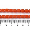 Opaque Glass Beads Strands GLAA-G112-03N-4