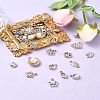 12 Styles ABS Plastic & CCB Plastic Pendants KY-YW0001-67-2
