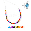 Transparent Acrylic Beads TACR-YW0001-4MM-04-3