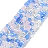 Glass Beads Strands EGLA-A034-M6mm-18-1