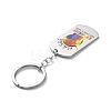 Pride Rainbow 201 Stainless Steel Keychain KEYC-G051-01P-01-3