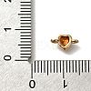 Rack Plating Brass Cubic Zirconia Connector Charms KK-M014-01A-G-3