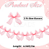 1Pc Polyester Bowknot Hanging Banners FEPA-CP0001-03-2