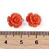 Synthetic Coral Carved Beads CORA-M001-07P-3