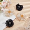 2 Pairs 2 Colors Alloy Shoe Buckle Clips DIY-GO0003-51A-7