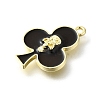 Alloy Black Enamel Gothic Style Pendants LS-PALLOY-R157-06G-09B-2