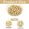 120Pcs Brass Rhinestone Beads KK-PA0001-26G-2