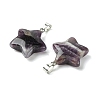 Natural Banded Amethyst Pendants GG-K002-10N-2