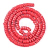 Synthetic Turquoise Beads Strands TURQ-G110-4x2mm-01-3