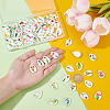 1Set Glass Cabochons GGLA-PH0001-65E-3
