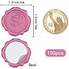 CRASPIRE Adhesive Wax Seal Stickers DIY-CP0009-12I-2