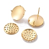 Brass Studs Earring Findings KK-K382-16C-G-1