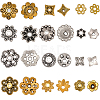 360Pcs 12 Styles Alloy Bead Caps FIND-PA0001-15-7