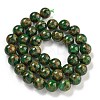 Synthetic Gold Clinquant Stone Beads Strands G-P549-A01-02D-2
