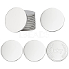 10Pcs 304 Stainless Steel Stamping Blank Tag Cabochons STAS-PH0006-88P-1