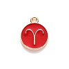 Alloy Enamel Pendants X-ENAM-S124-01A-07A-2