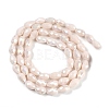 Opaque Solid Color Electroplate Glass Beads Strands EGLA-N013-P8mm-B08-2