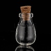 Oval Glass Bottle for Bead Containers X1-AJEW-R045-09-4