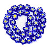 Handmade Millefiori Glass Bead Strands LAMP-N029-017D-16-2