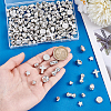 8 Sets 8 Styles CCB Plastic Beads Sets CCB-PH0001-30-3