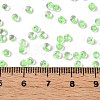 8/0 Inside Colours Transparent Glass Seed Beads SEED-T007-06D-4