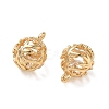 Brass Micro Pave Clear Cubic Zirconia Pendants KK-D261-01G-02-2