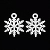 Spray Painted Alloy Pendants PALLOY-Q433-022-RS-1
