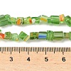 Handmade Millefiori Lampwork Beads Strands LAMP-P070-02A-03-4