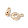 Brass Snap Clasps KK-U052-25G-2