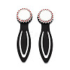 Alloy & Iron Bookmark Cabochon Settings PALLOY-N184-02S-1