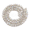 Electroplate Glass Beads Strands EGLA-A034-J8mm-B09-2