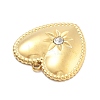 304 Stainless Steel Rhinestone Pendants STAS-R155-035E-G-2