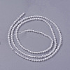 Cubic Zirconia Beads Strands X-G-F596-48I-3mm-2