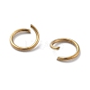Ion Plating(IP) 304 Stainless Steel Open Jump Rings STAS-M081-01G-01-2