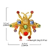 Beas Alloy Colorful Rhinestone Brooch for Backpack Clothes PW-WG3F6A3-01-4