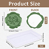 CHGCRAFT 50Pcs Adhesive Wax Seal Stickers DIY-CA0006-13F-2
