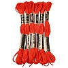 6Bundles Polyester Embroidery Floss OCOR-YW0001-25B-1